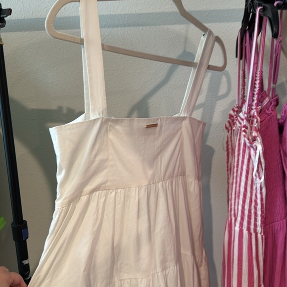 MICHAEL Michael Kors
Women's Square-Neck Sleeveless Tiered Midi Dress Size Small - Picture 5 of 6